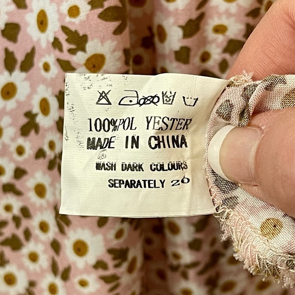 Celkuser Pink Floral Midi Dress - Picture 6 of 6